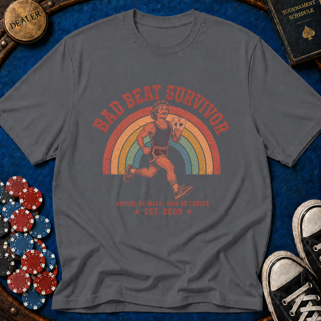 Bad Beat Survivor 5k Charity Run T-Shirt