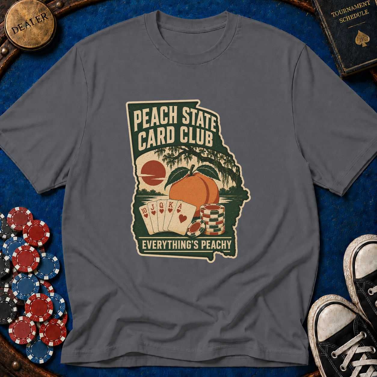 Georgia Peach State Card Room T-Shirt