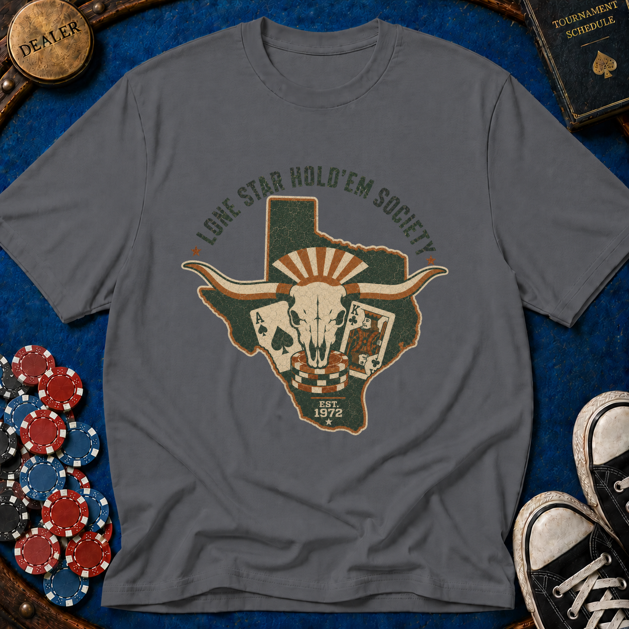 Texas Lone Star State Hold'em Society T-Shirt