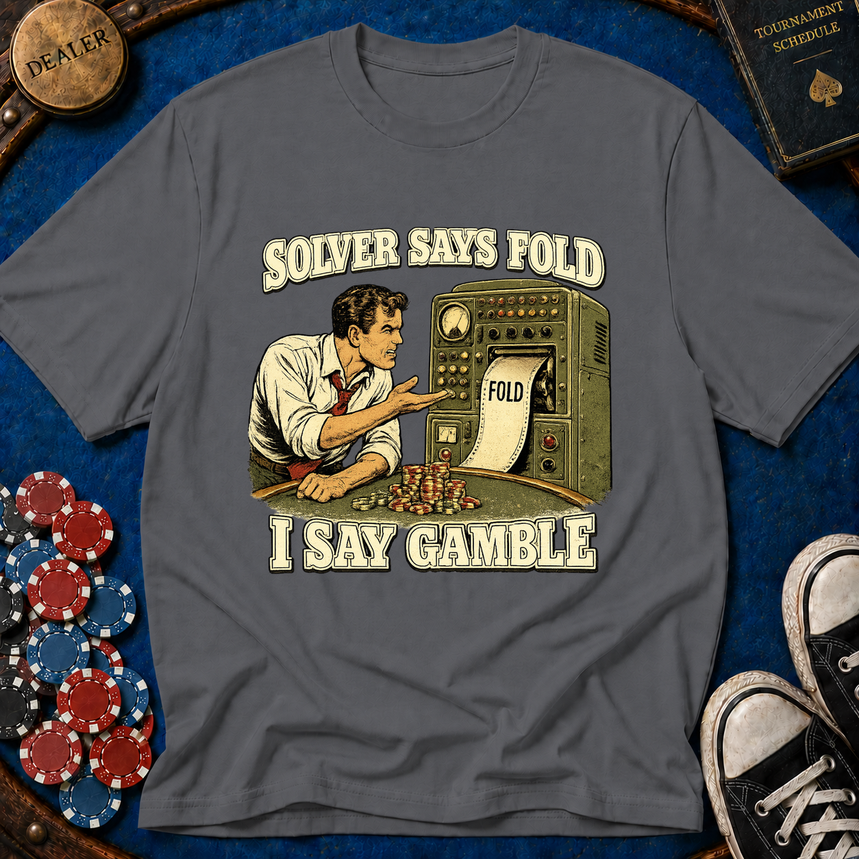 Solver Says Fold T-Shirt