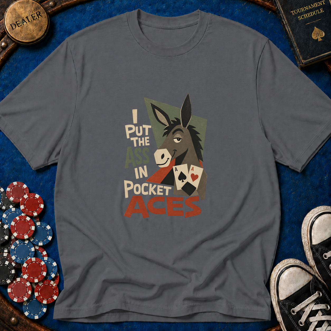 Ass In Pocket Aces T-Shirt