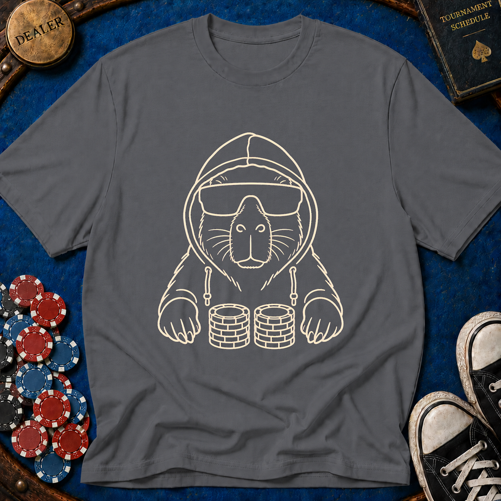 Hood Up Shades On T-Shirt