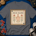 Nice Hand Cross-Stitch T-Shirt