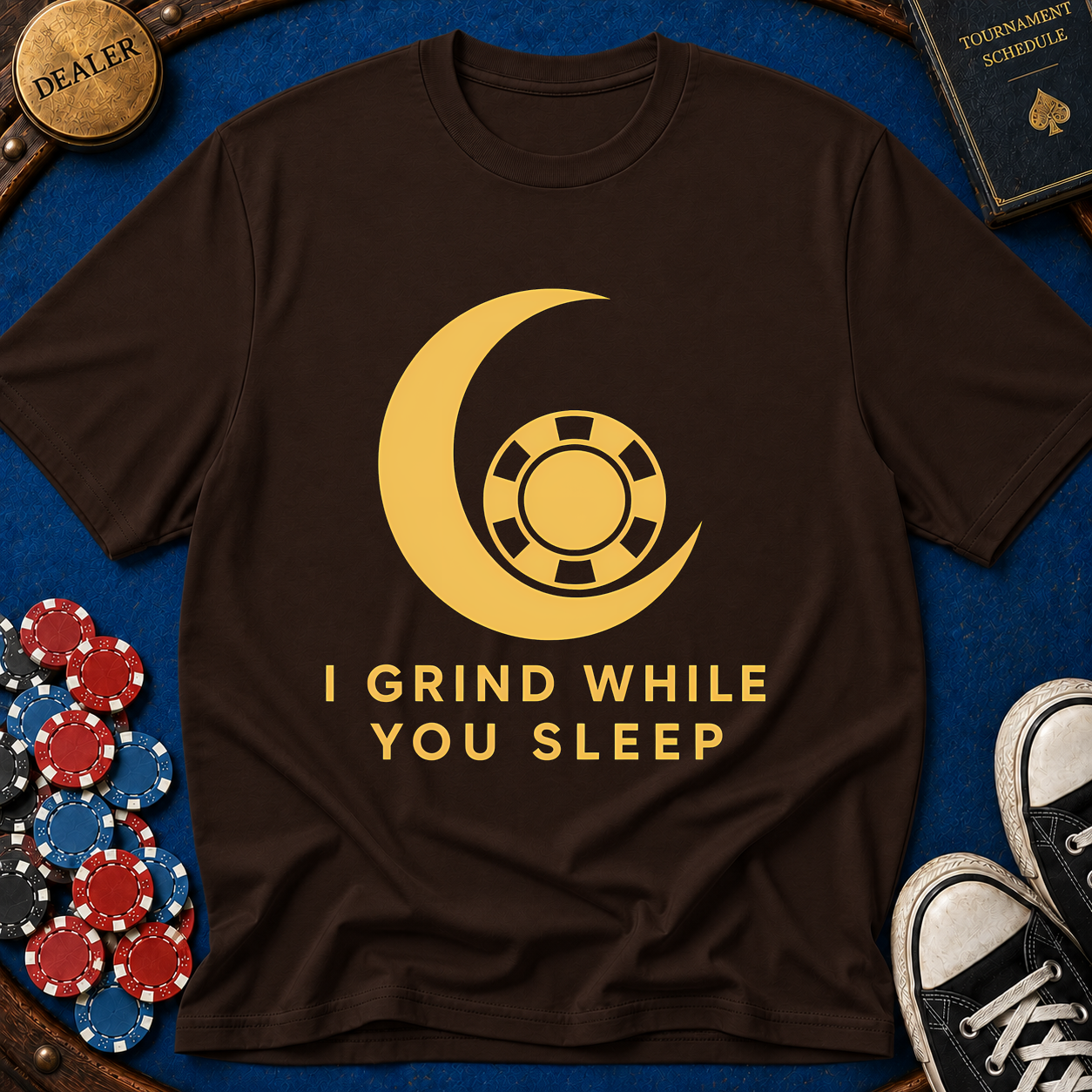 I Grind While You Sleep T-Shirt