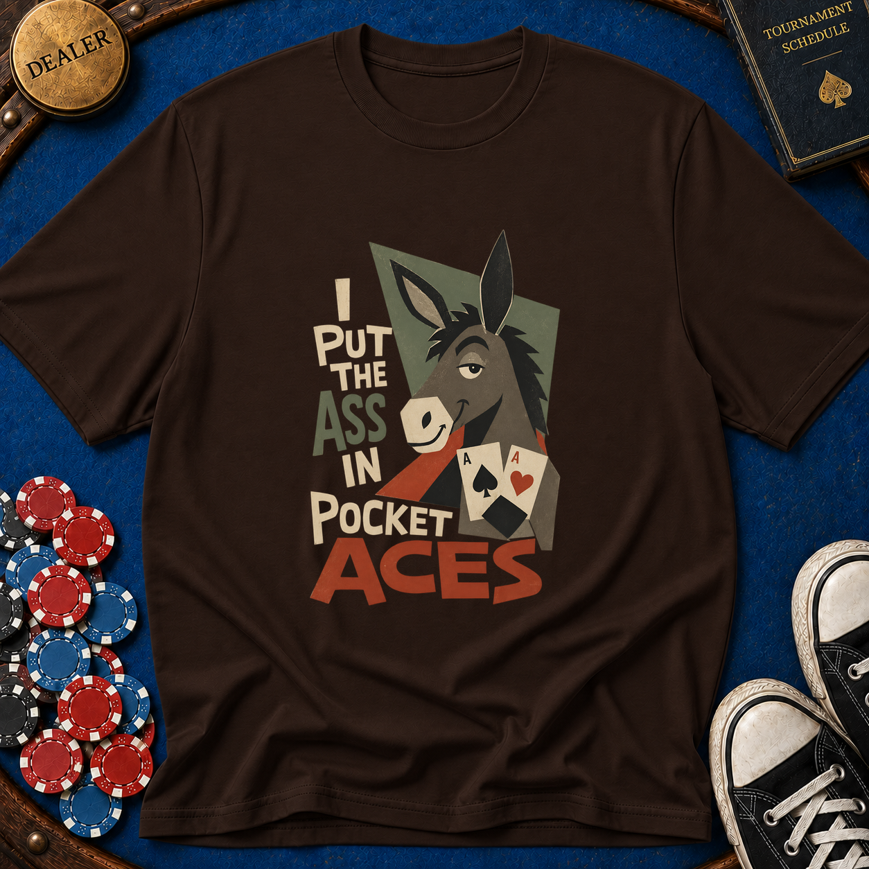 Ass In Pocket Aces T-Shirt