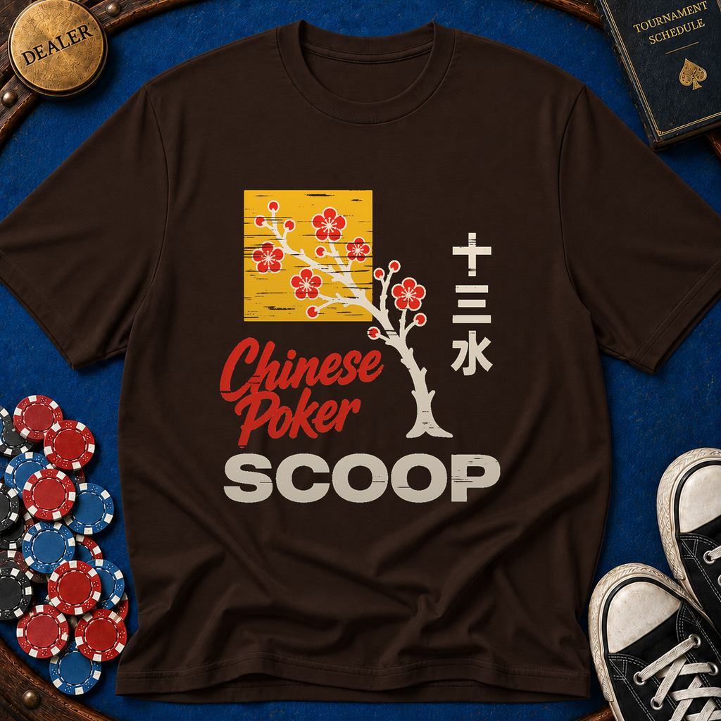 Chinese Poker Scoop T-Shirt