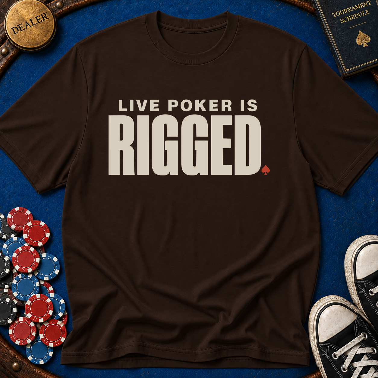 Live Poker Is Rigged T-Shirt