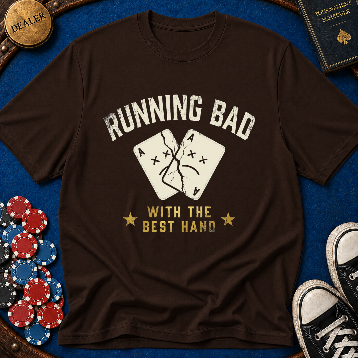 Running Bad - Aces Cracked T-Shirt