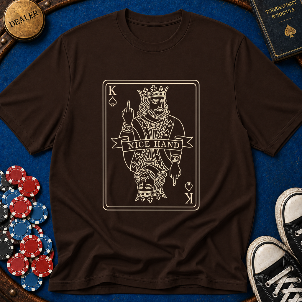 Nice Hand Line Art King T-Shirt