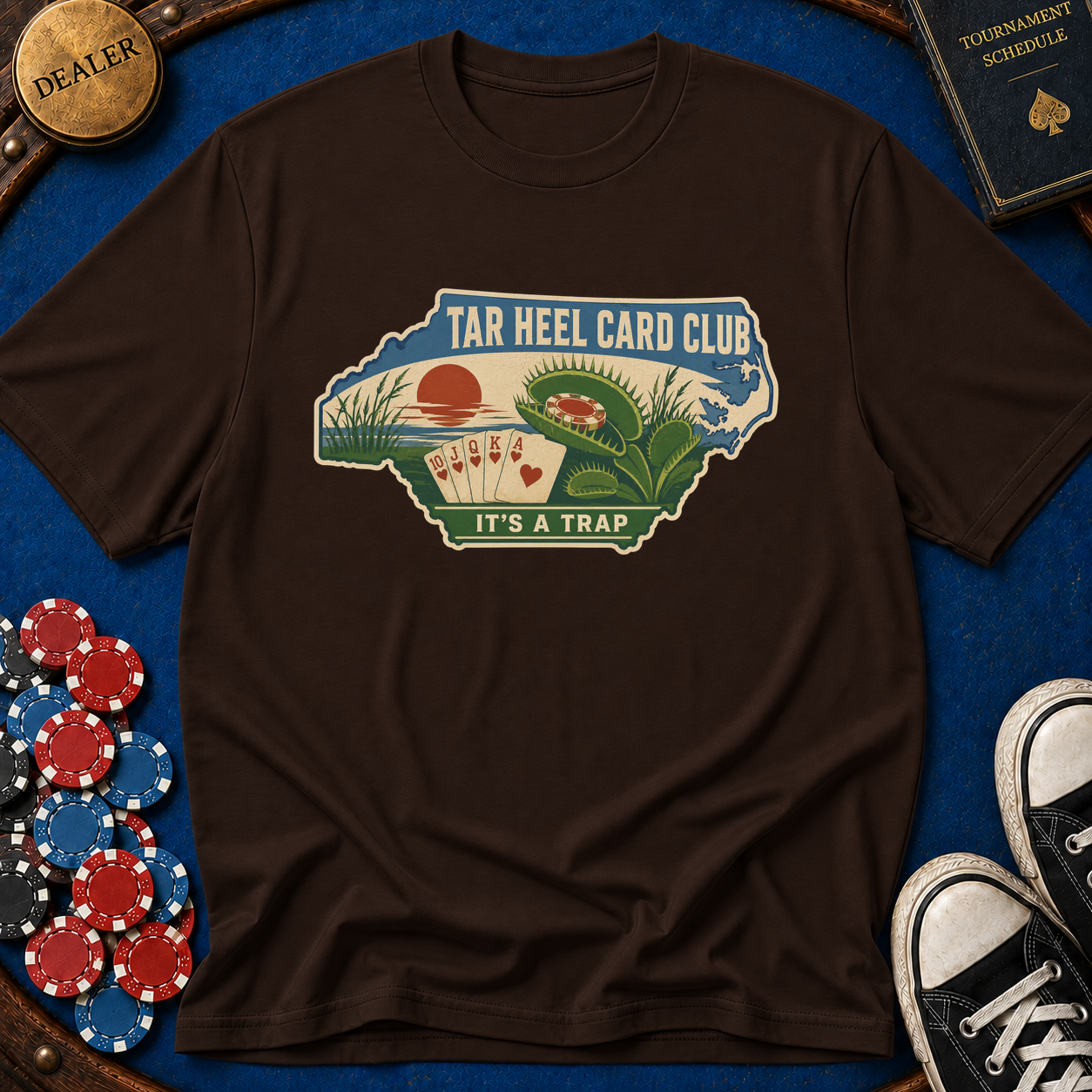 North Carolina Tar Heal Card Club T-Shirt