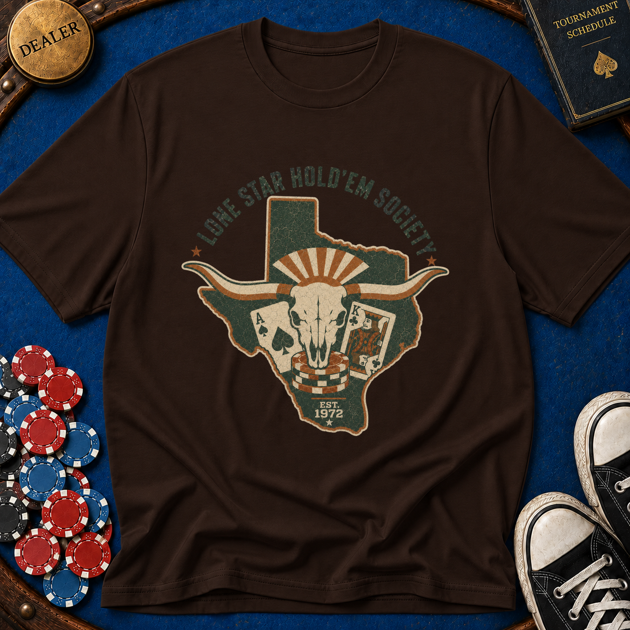 Texas Lone Star State Hold'em Society T-Shirt