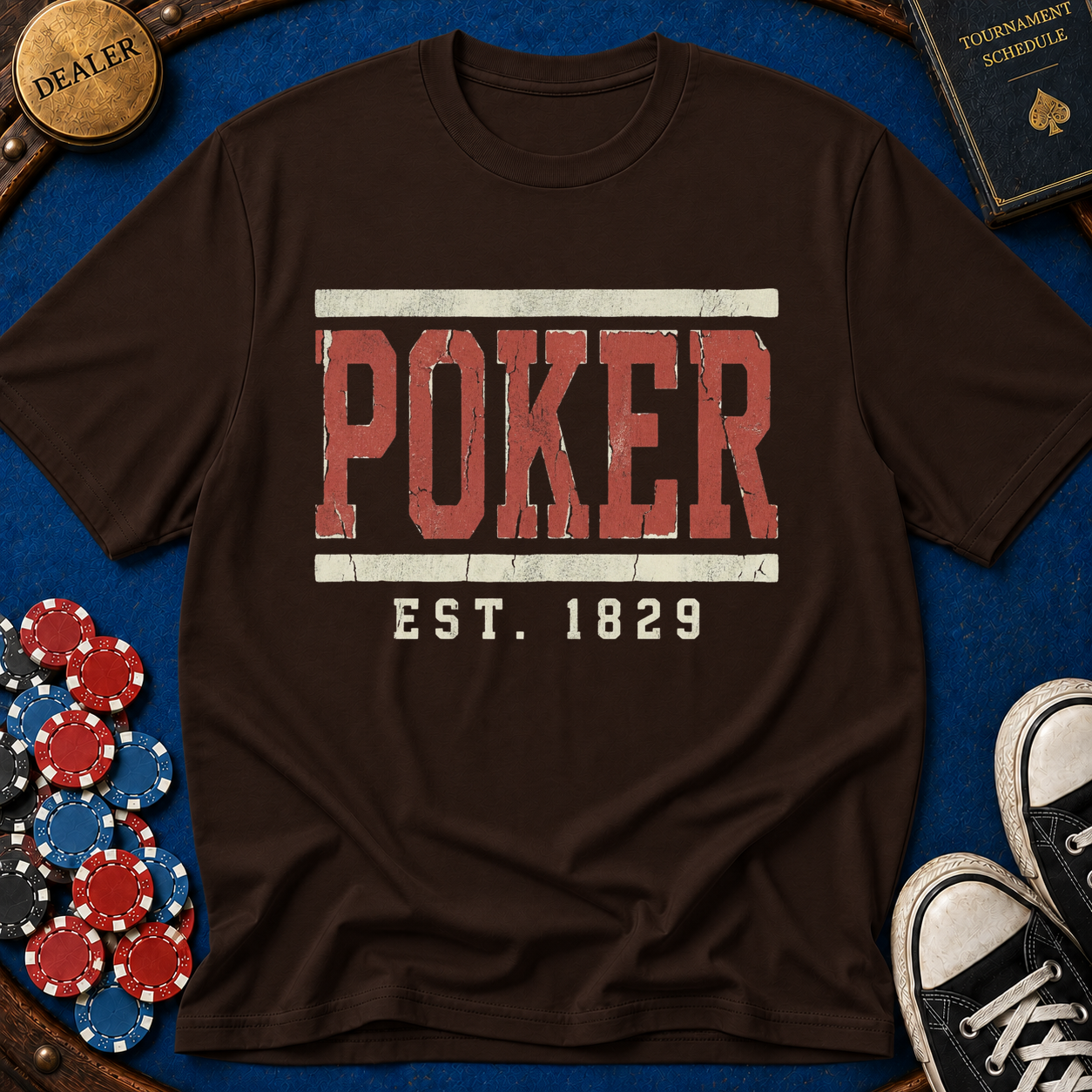 Athletic Poker Shirt T-Shirt