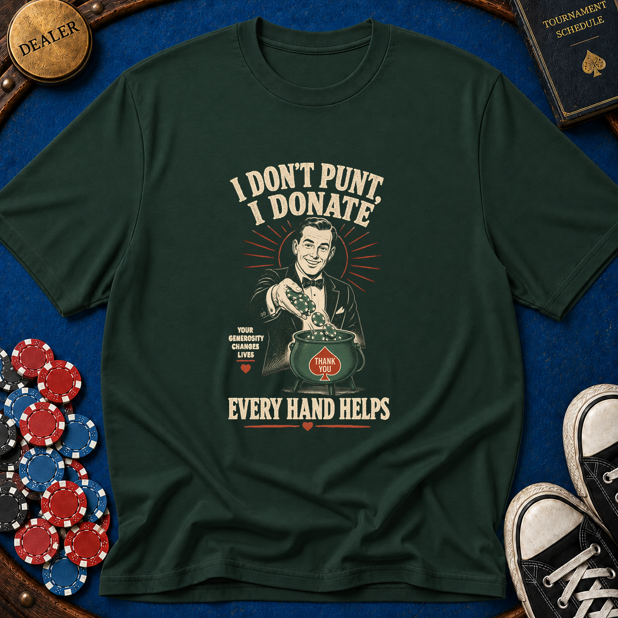 I Dont Punt I Donate T-Shirt
