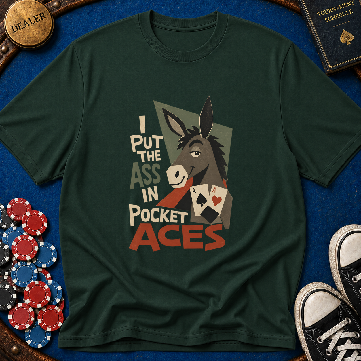 Ass In Pocket Aces T-Shirt
