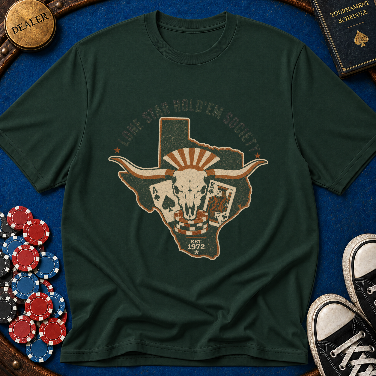 Texas Lone Star State Hold'em Society T-Shirt