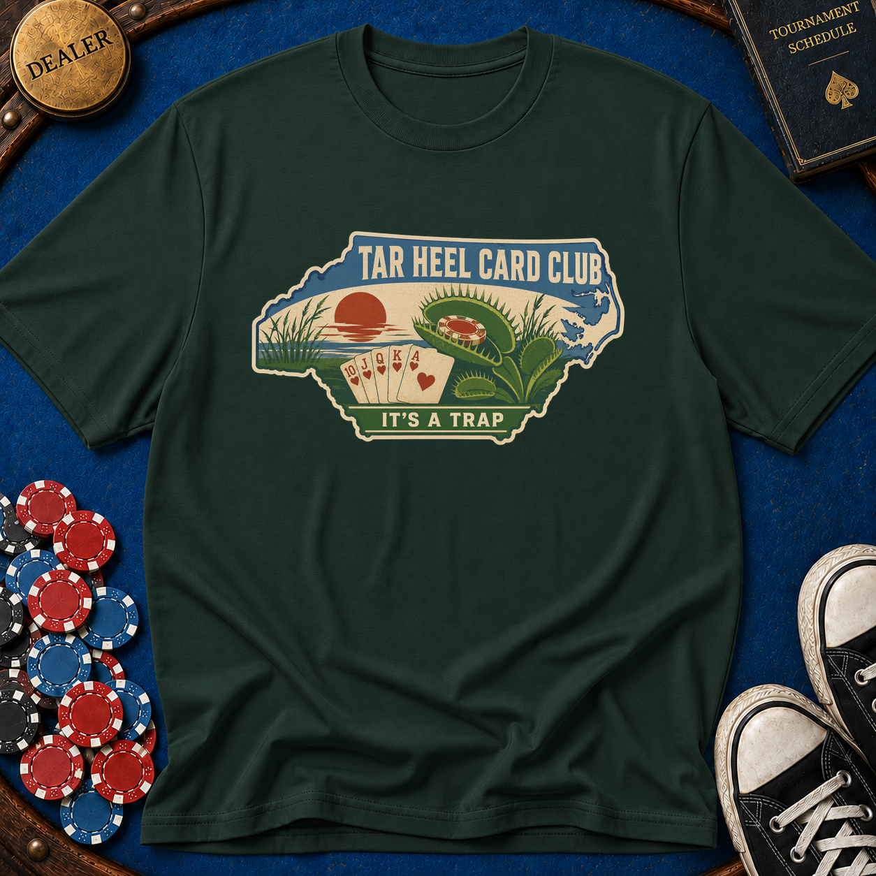 North Carolina Tar Heal Card Club T-Shirt