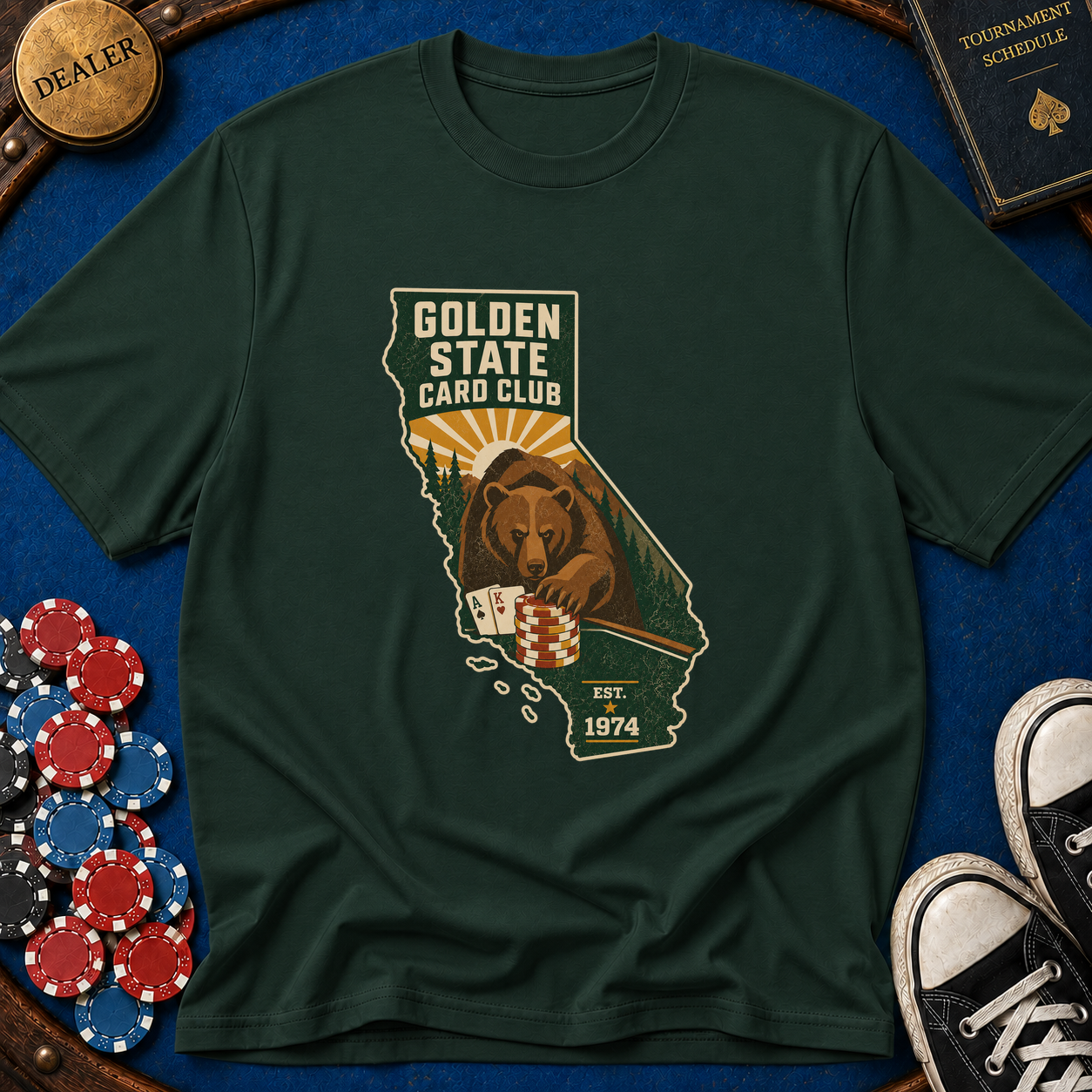 California Golden State Card Club T-Shirt