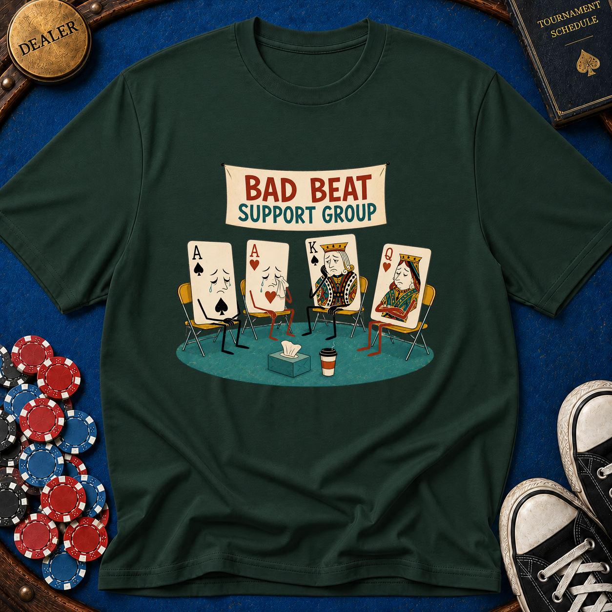 Bad Beat Support Group T-Shirt