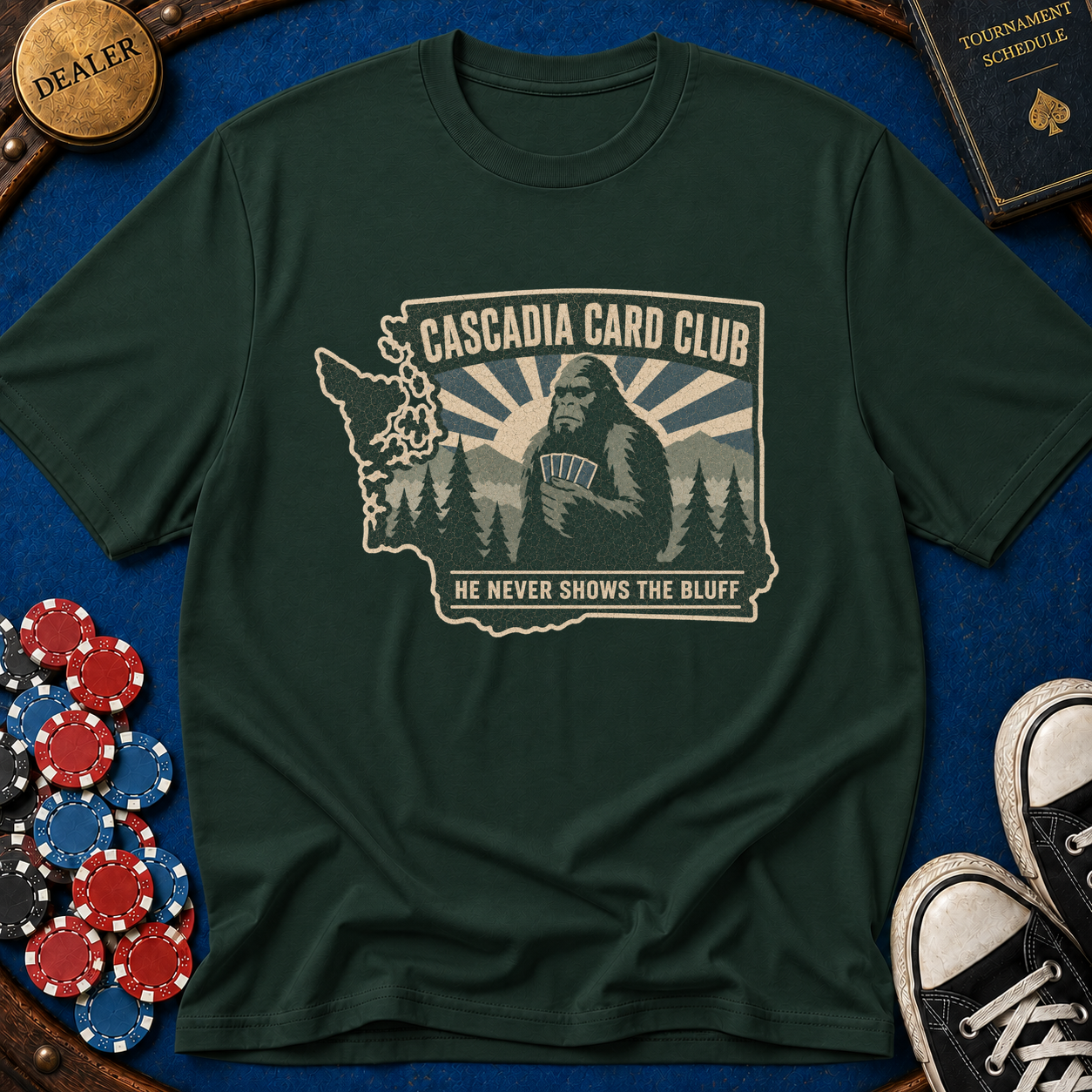 Washington Cascadia Card Club T-Shirt