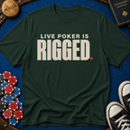 Live Poker Is Rigged T-Shirt