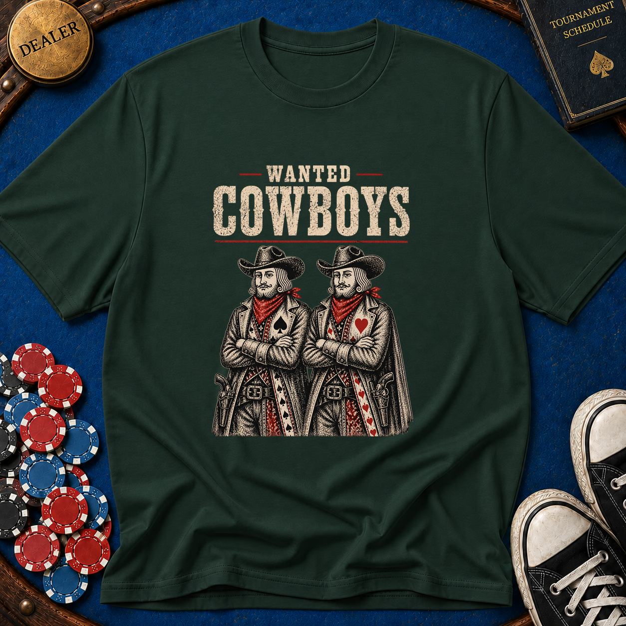 Wanted Cowboys T-Shirt