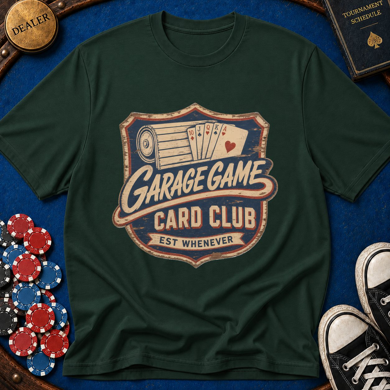 Garage Game Card Club T-Shirt