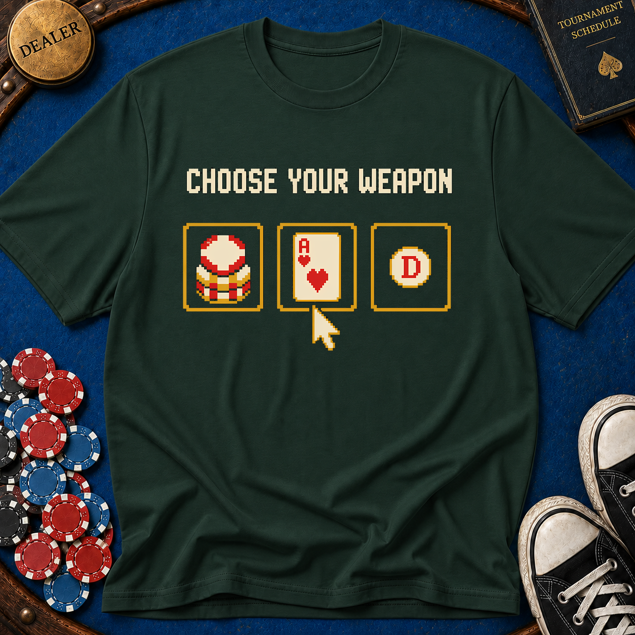 Choose Your Weapon Chips T-Shirt