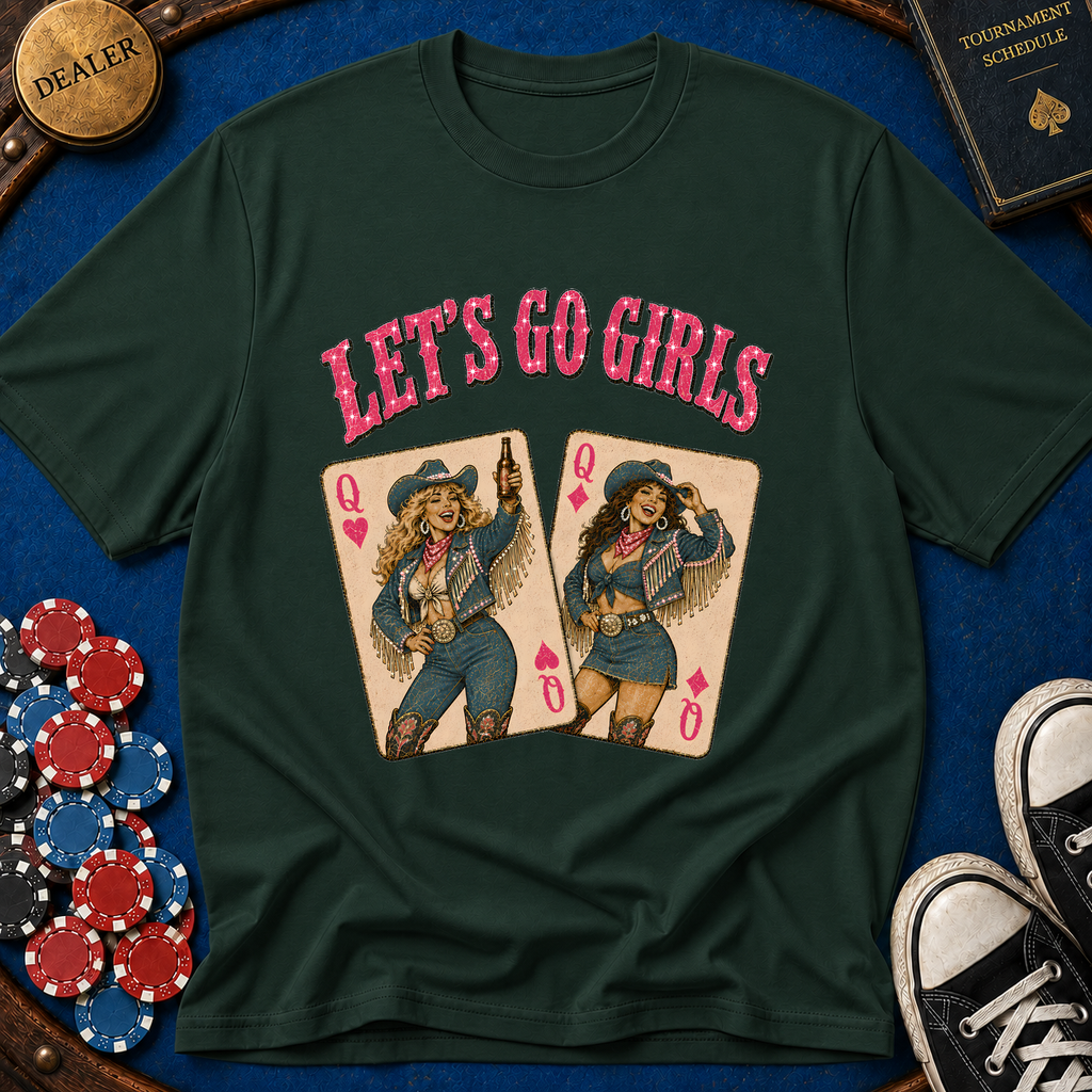 Pocket Queens Lets Go Girls T-Shirt