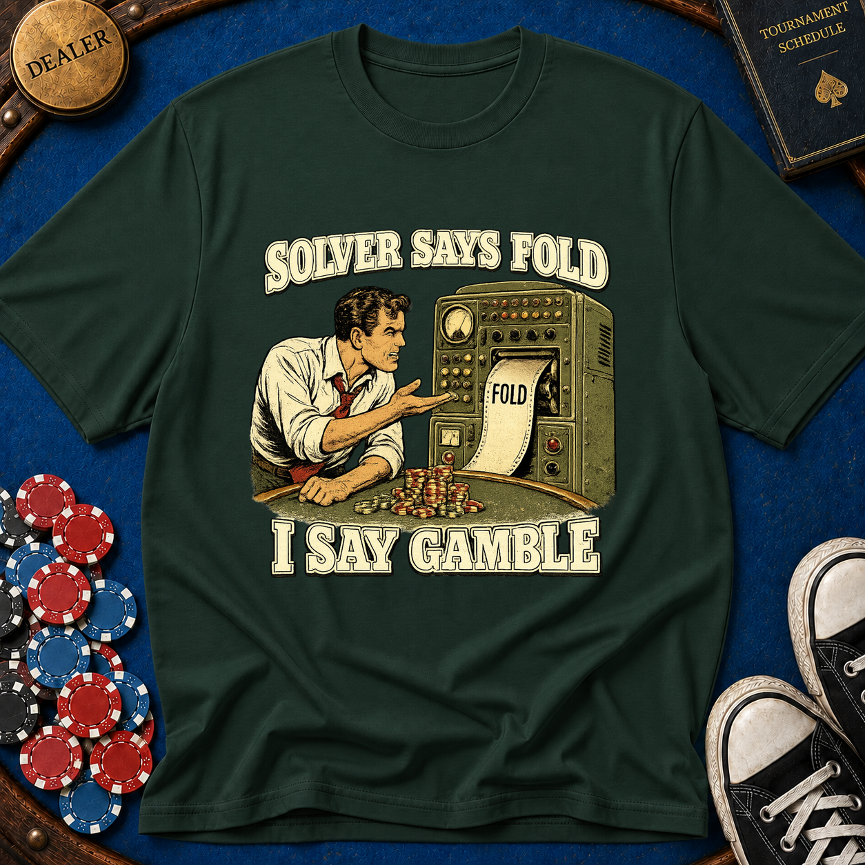Solver Says Fold T-Shirt