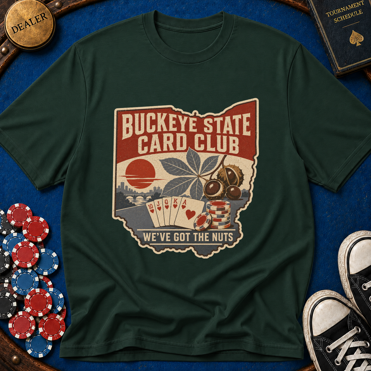 Ohio Buckeye State Card Club T-Shirt