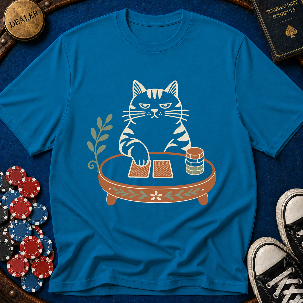 House Cat Poker Face T-Shirt