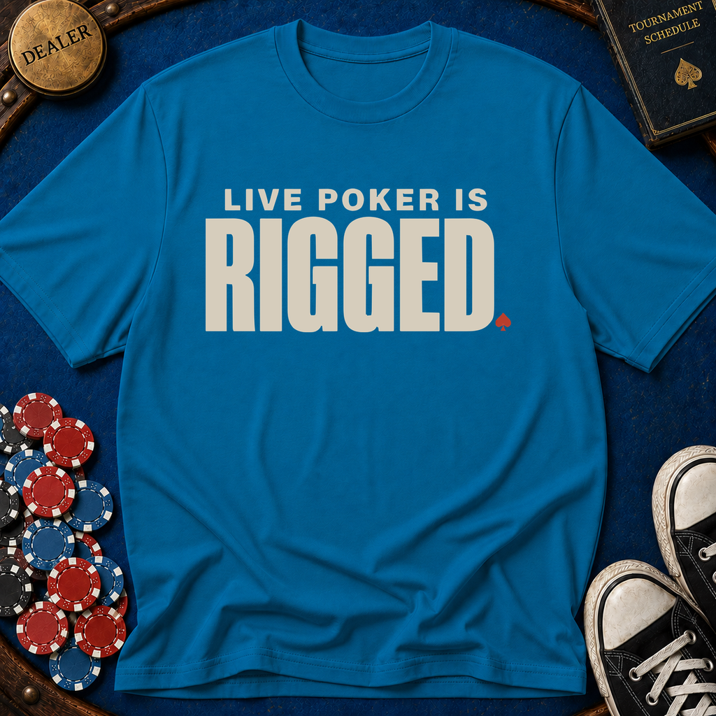 Live Poker Is Rigged T-Shirt