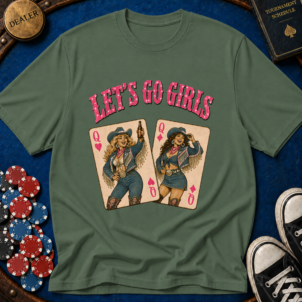 Pocket Queens Lets Go Girls T-Shirt