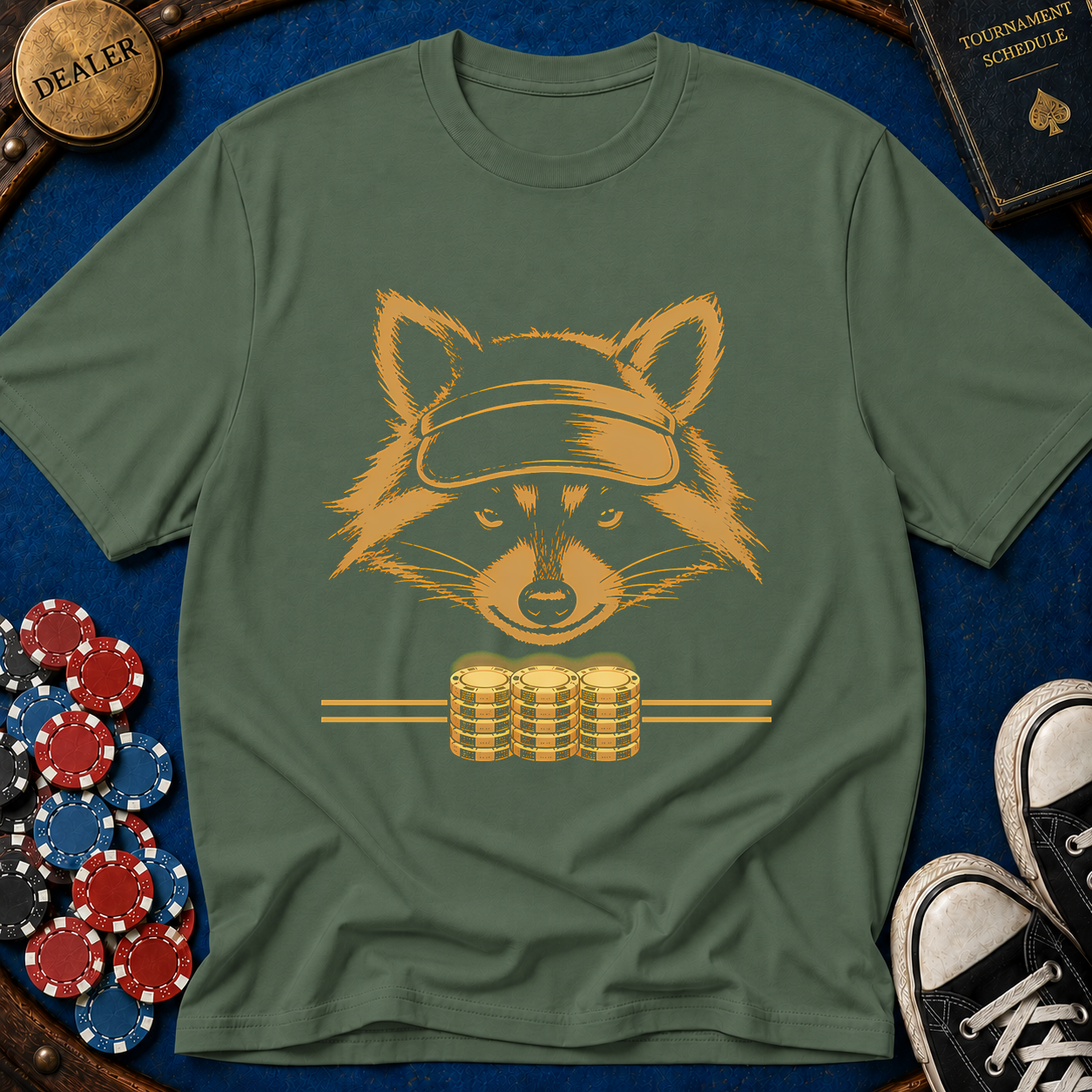 Tonal Raccoon T-Shirt
