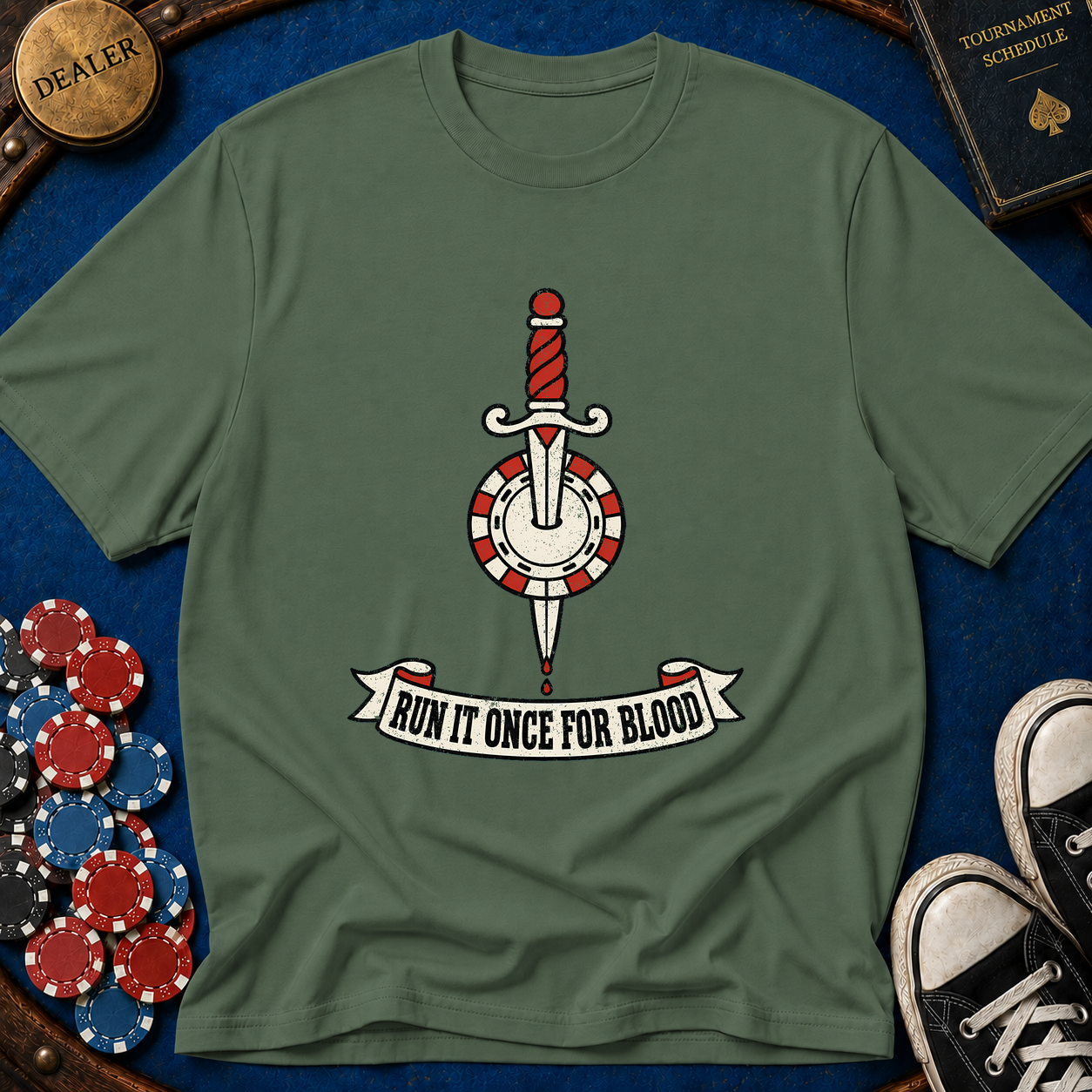 Run It Once For Blood Dagger T-Shirt