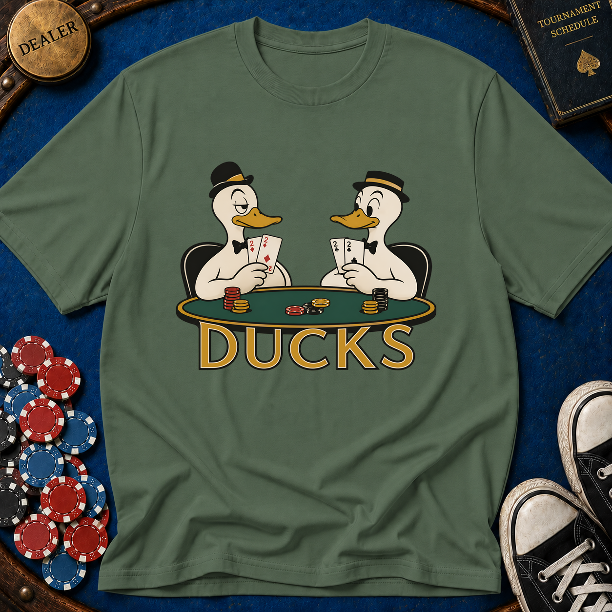 Ducks Playing Poker T-Shirt