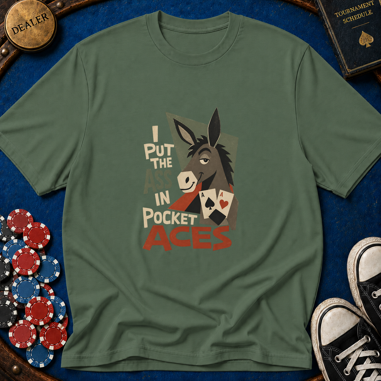Ass In Pocket Aces T-Shirt