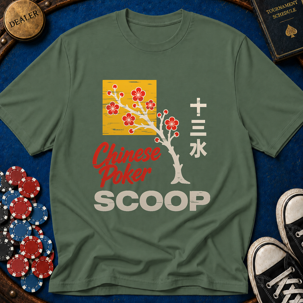 Chinese Poker Scoop T-Shirt