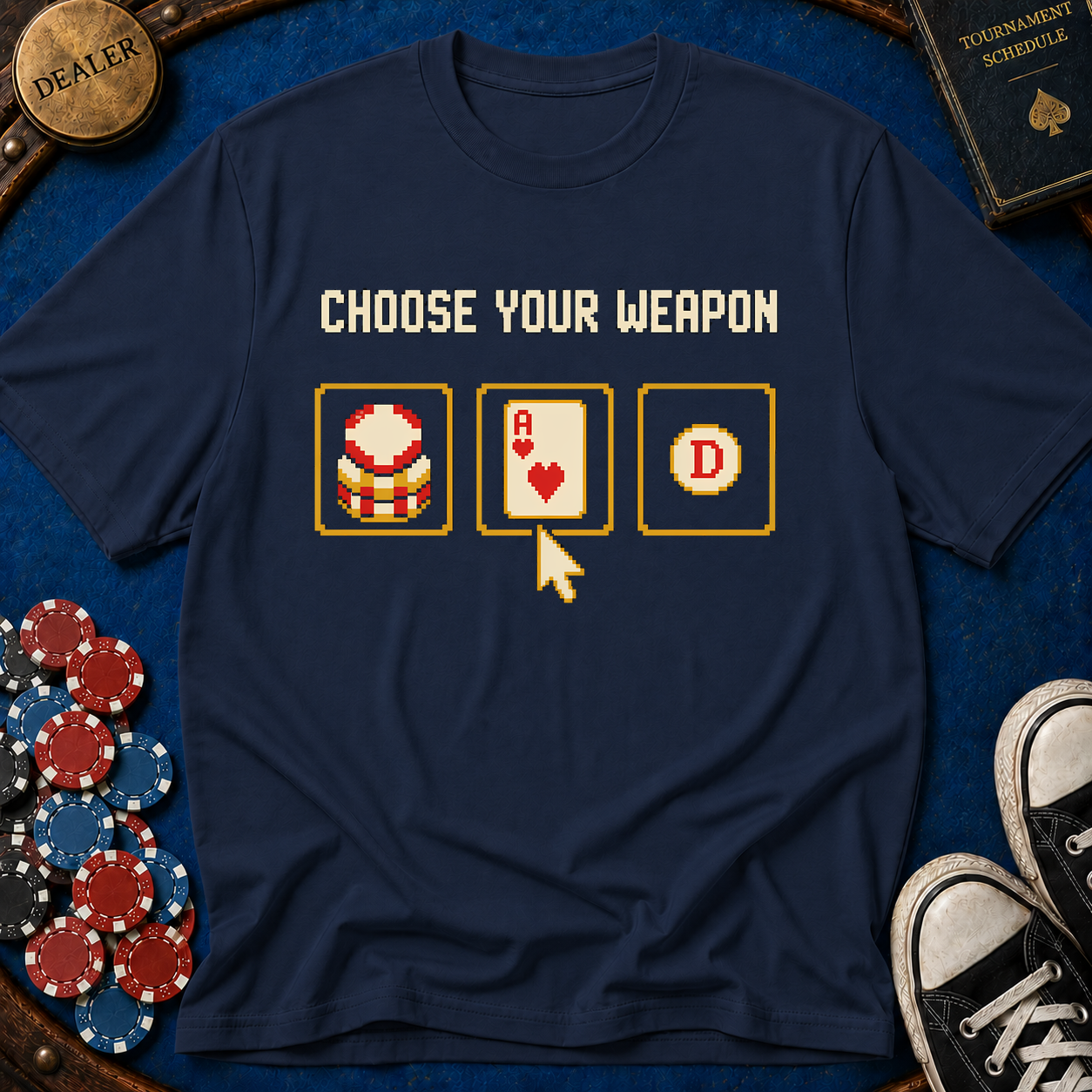 Choose Your Weapon Chips T-Shirt