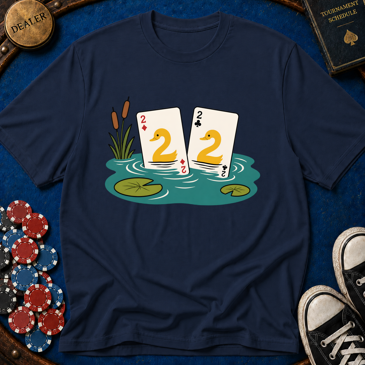 Pocket Ducks Pond T-Shirt