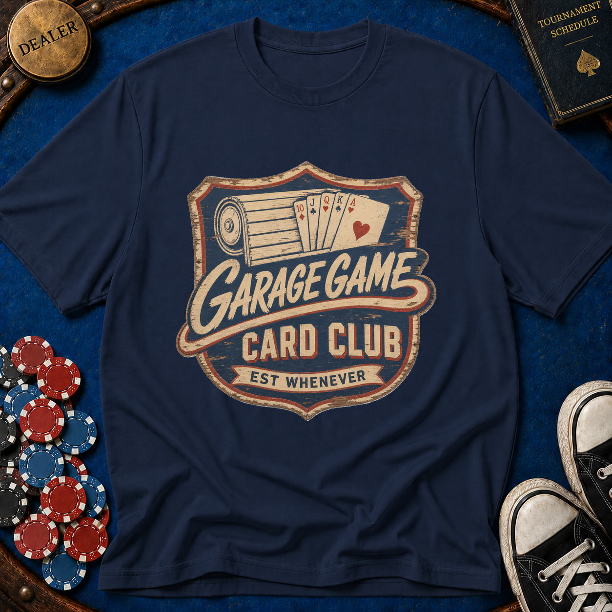 Garage Game Card Club T-Shirt