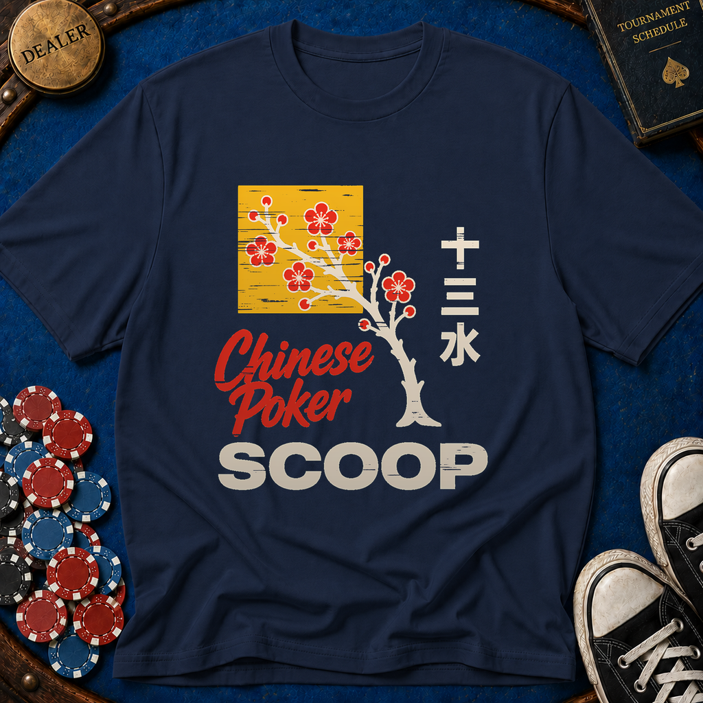 Chinese Poker Scoop T-Shirt