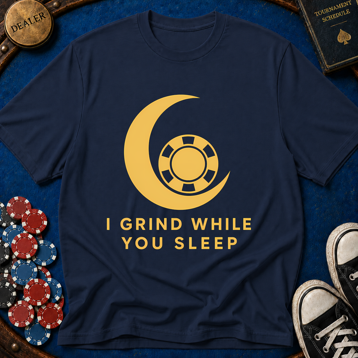 I Grind While You Sleep T-Shirt