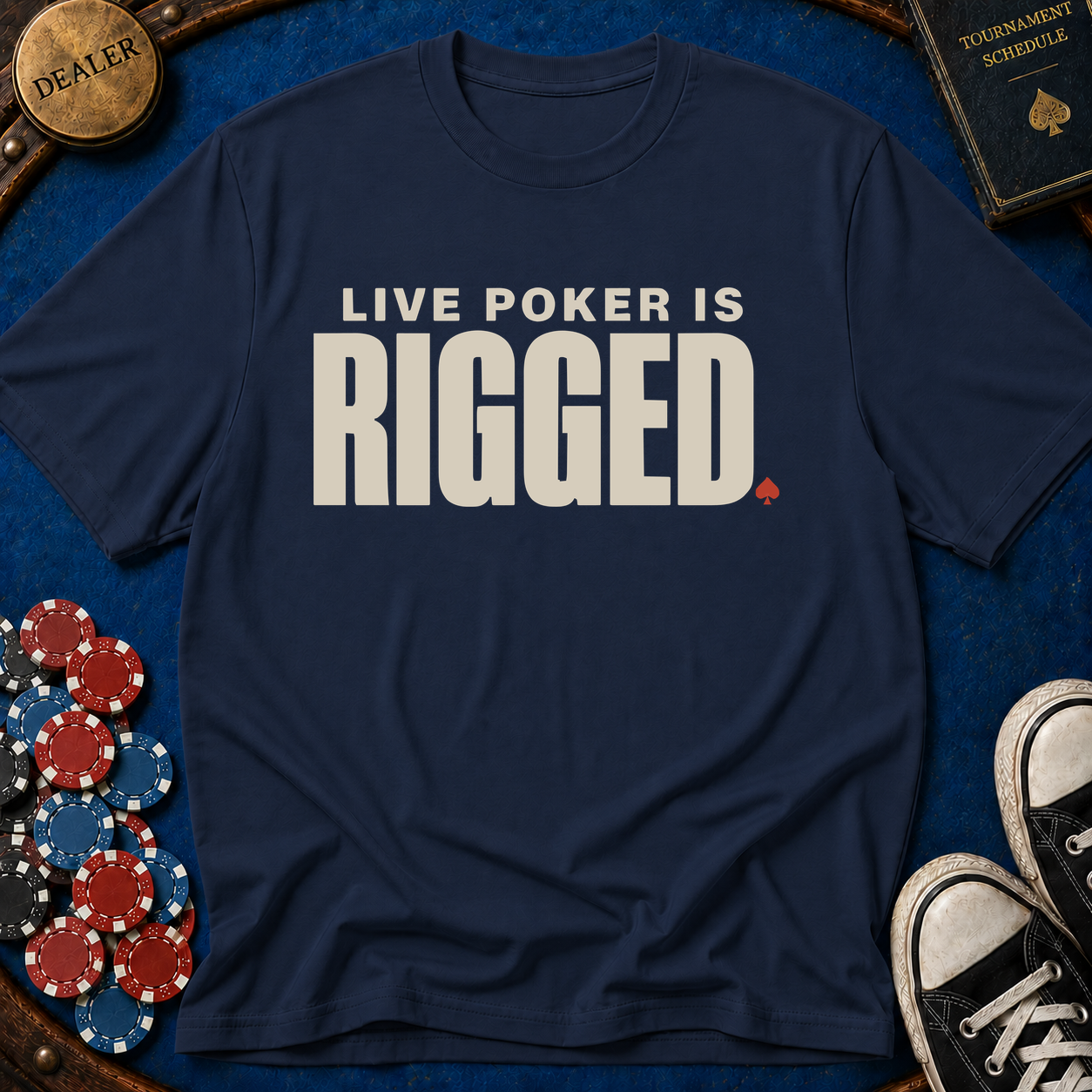 Live Poker Is Rigged T-Shirt