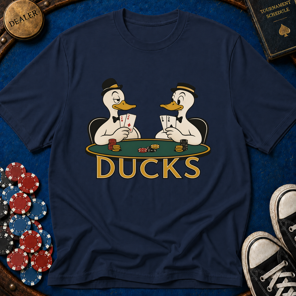 Ducks Playing Poker T-Shirt