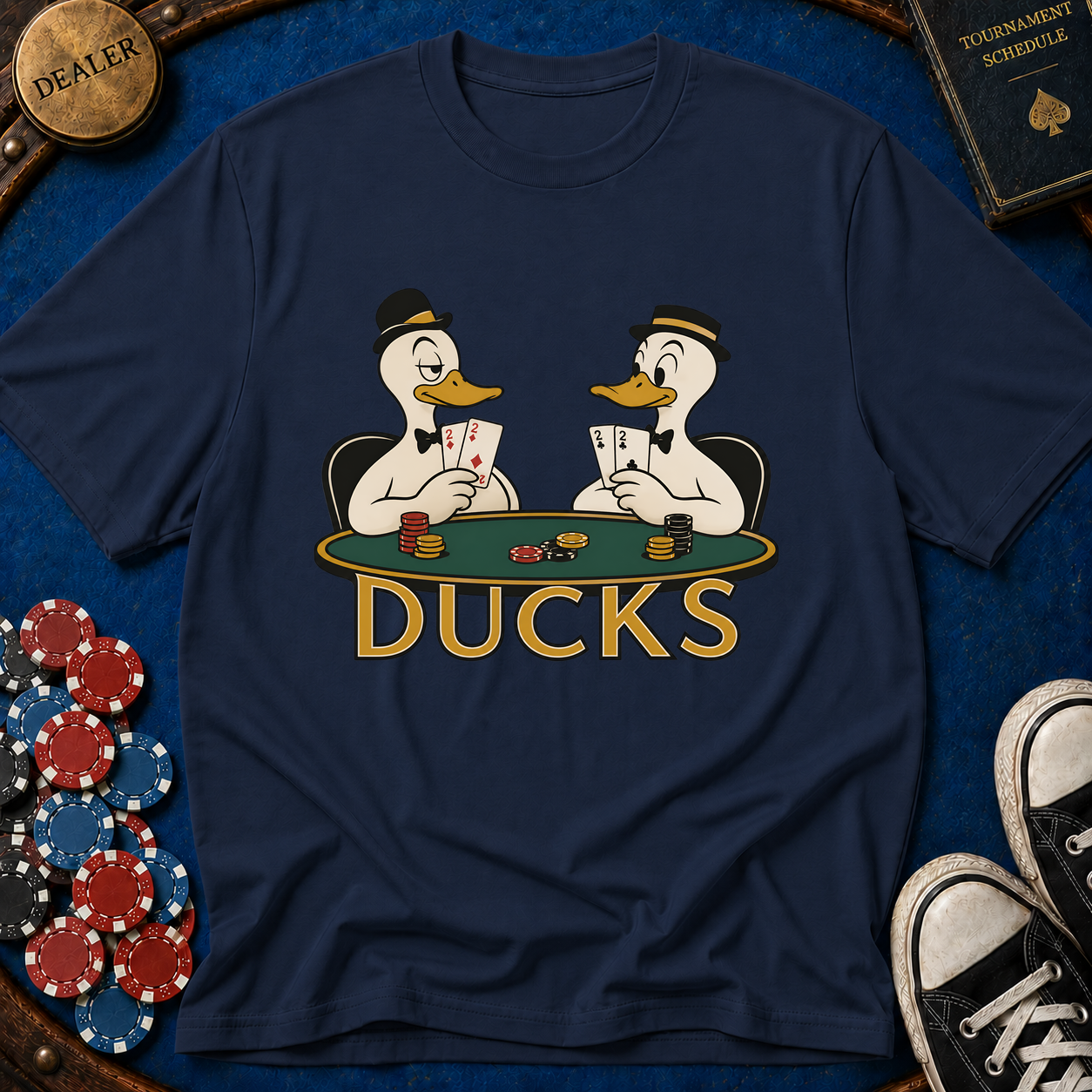 Ducks Playing Poker T-Shirt
