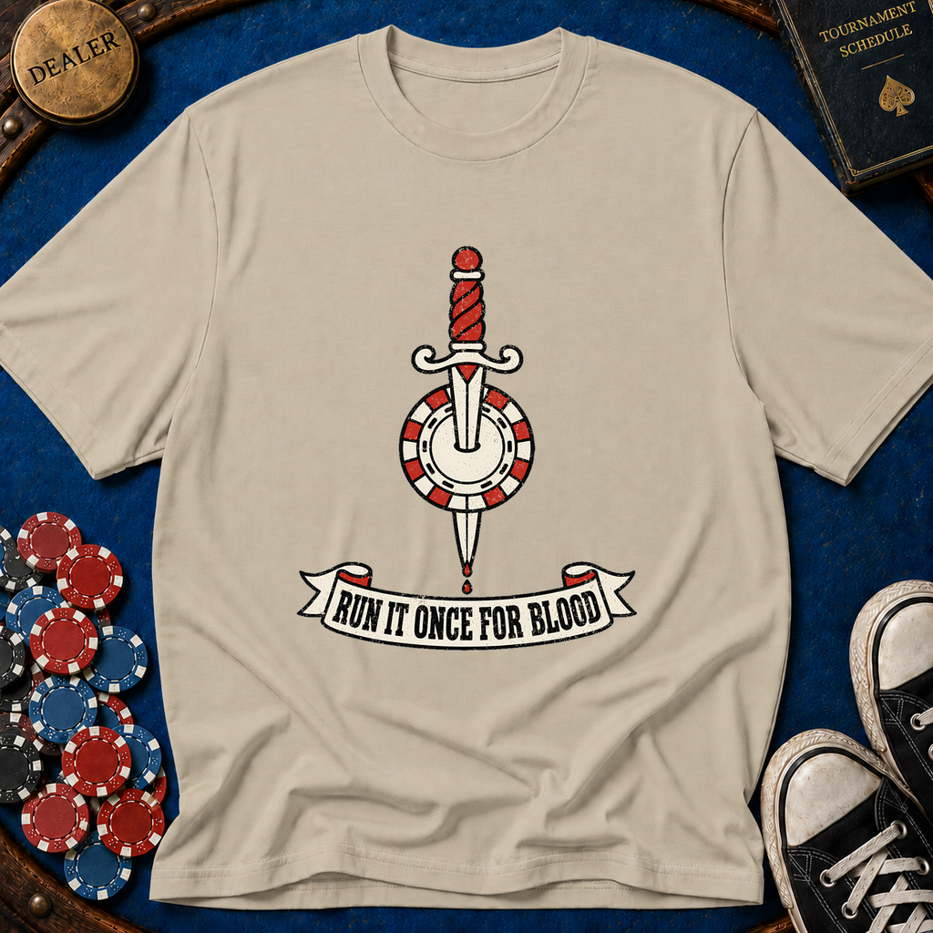 Run It Once For Blood Dagger T-Shirt