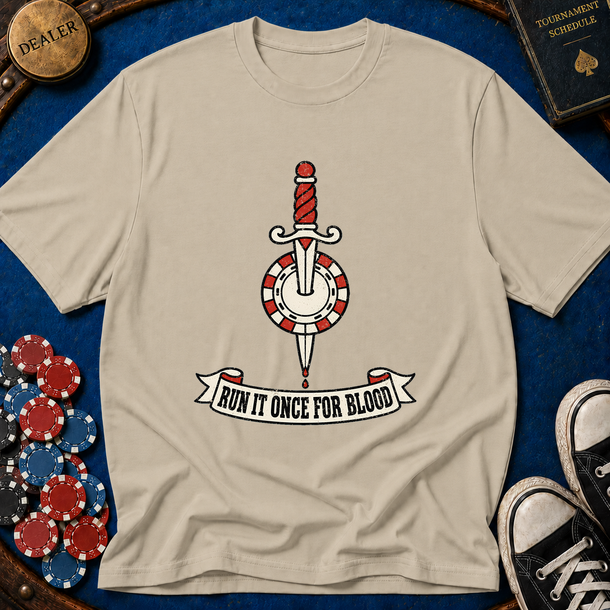 Run It Once For Blood Dagger T-Shirt