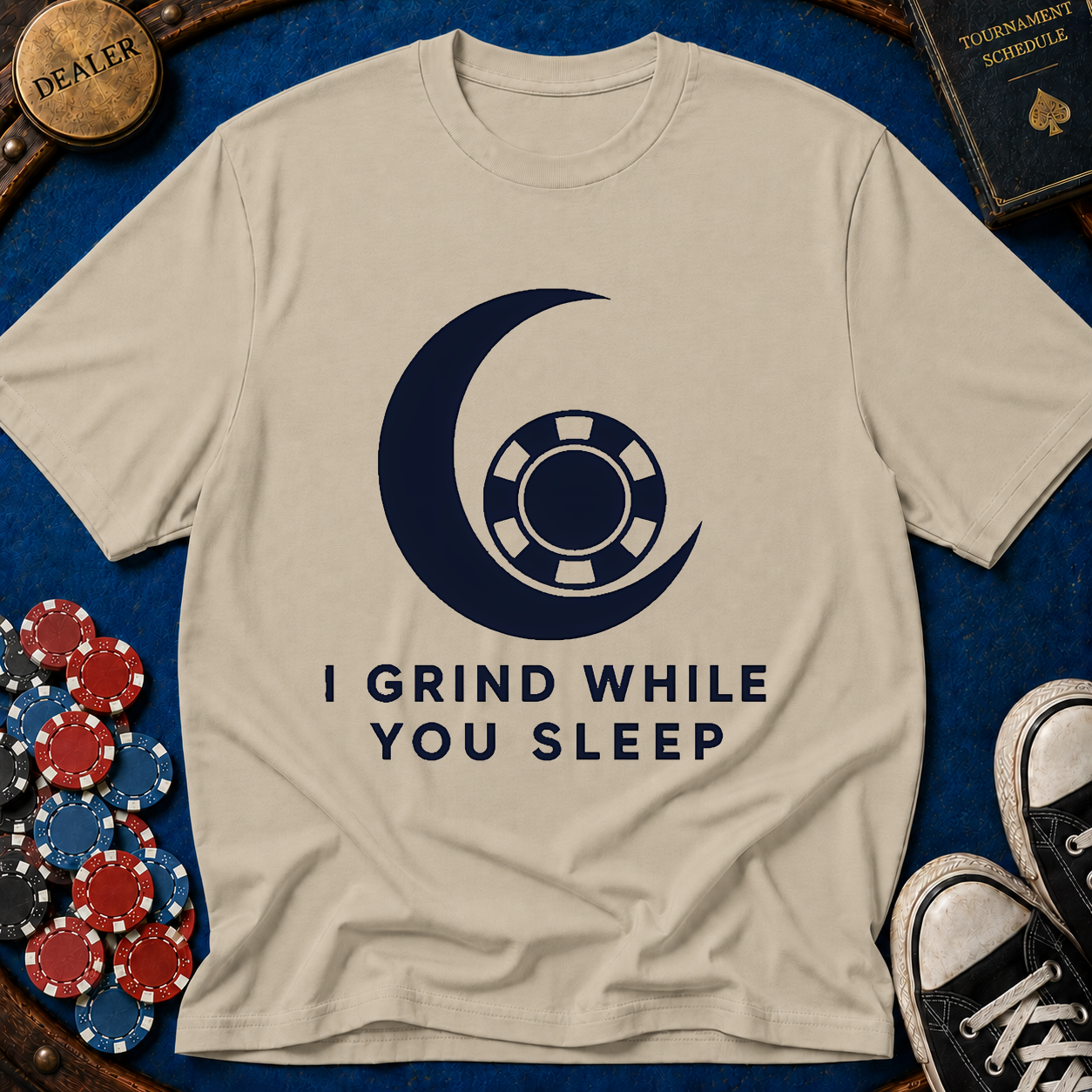 I Grind While You Sleep T-Shirt