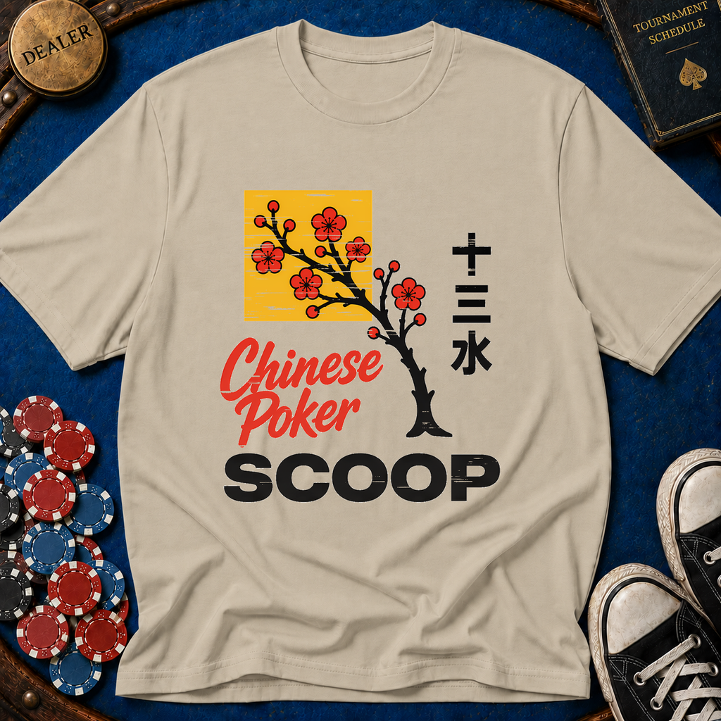 Chinese Poker Scoop T-Shirt